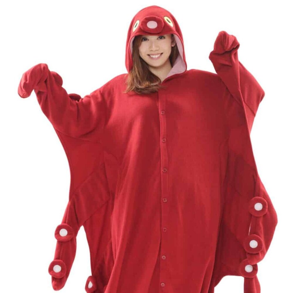 Octopus Kigurumi Onesie Anime Cosplay Costume
